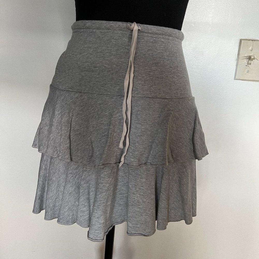Express Flare Mini Skirt Grey Medium